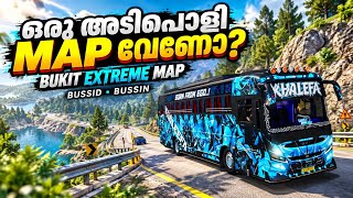 🔥 BUKIT EXTREME MAP 😱 | Best Mountain Map for BUSSID & BUSSIN | Kerala Bus Mod Livery screenshot 1
