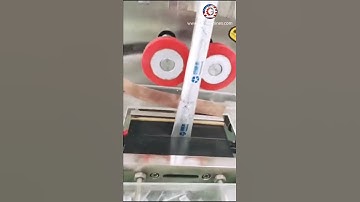 High accuracy powder stick bag vertical screw auger filling packing machine testing video