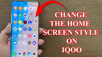 How to change the home screen style on IQOO z9