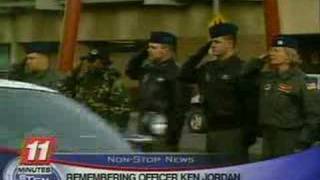 Officer Ken Jordan Funeral procession
