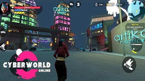 Cyberworld Online: Open World RPG (Android) Gameplay