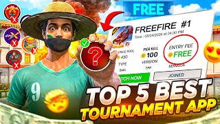 Top 5 Best Tournament Apps 💰🔥 | Entry ₹0 🤯 Per Kill ₹10 🤑 | Best Free Tournament Apps 😍