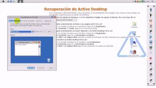 como activar active desktop desde escritorio