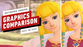 The Legend of Zelda: Skyward Sword HD - Remaster to Original Graphics Comparison