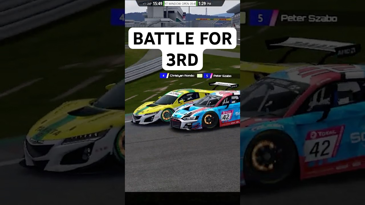 БИТВА ЗА 3-Е МЕСТО НА FUJI В ​​GT3! 