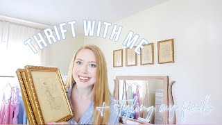 THRIFT WITH ME FOR COTTAGE DECOR + styling my finds!