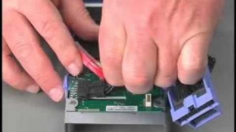 IBM System x3850 X5 - FRU - Install SAS Hard Disk Drive Backplane and Cable
