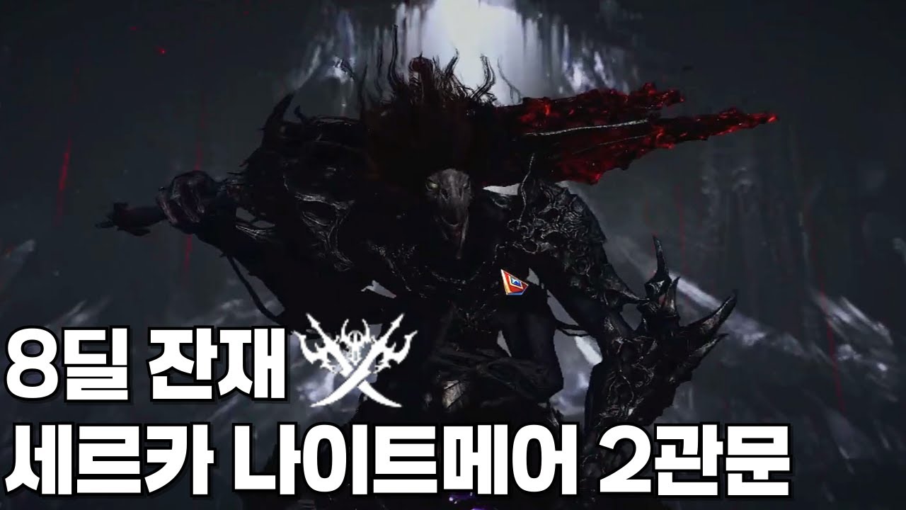8딜 잔재 세르카 나이트메어 2관문 [로스트아크]