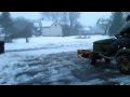 John Deere Plowing Snow