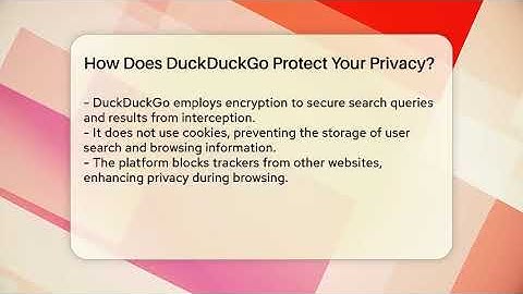 How Does DuckDuckGo Protect Your Privacy? - Everyday-Networking
