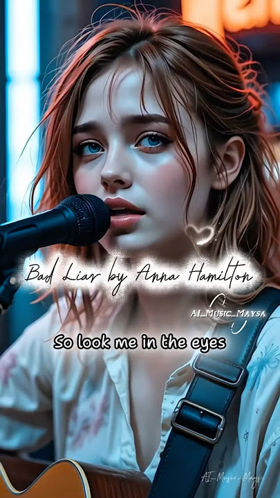 Bad Liar by Anna Hamilton #music #singersongwriter #originalsong #cover #lyricsshorts #englishsongs