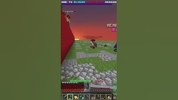 Hacker caught in blue MC #minecraft #pvp #lifesteal #bluemc