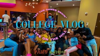 Lyfe on the Hill | Super Live HBCU football game | 1st Set Friday | (FAMU) College Vlog