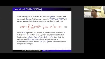 Short course on physics informed deep learning Part - 2 of 2