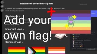 (Mobile) How to Add Flags to Pride Flag Wiki