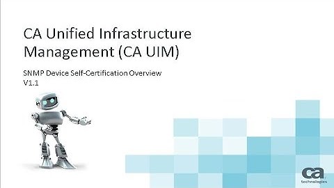 SNMP Device Self-Certification Overview