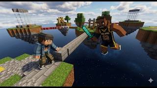 Speedrunning to the middle skywars! #skywars #roblox #speedrun