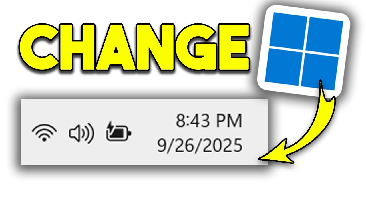 How to Change Date & Time on Windows 11 - Step by Step - YouTube