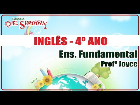 1ª aula de Inglês - 4º ano