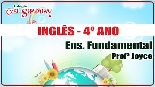 1ª aula de Inglês - 4º ano
