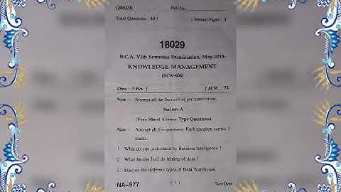 Bca paper for knowledge management// Rohan Chauhan