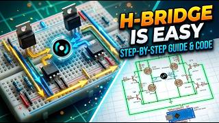DIY MOSFET H-Bridge Motor Driver | Arduino Demo