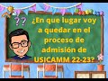 Profe Lalo: ¿En que lugar puedo quedar en este proceso de admisión 22-23?