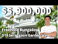 Majestic Freehold 2 Storey Bungalow Serangoon Garden (5.9M) D19 Selling Singapore Home Tour Ep.79