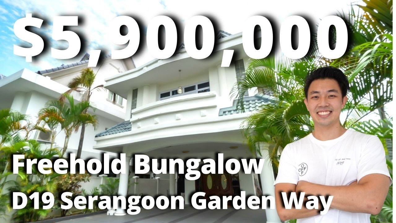 Majestic Freehold 2 Storey Bungalow Serangoon Garden (5.9M) D19 Selling Singapore Home Tour Ep.79