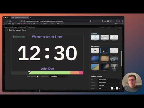 Customize Countdown Timer Background Colors | Stagetimer Product Update 2.5