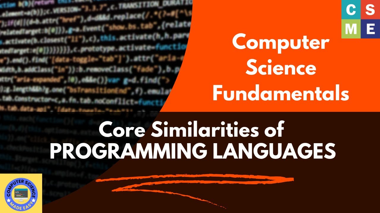 Core Similarities of All Programming Languages 