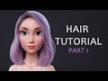 Blender Hair Tutorial Part 1 (styling the hair)