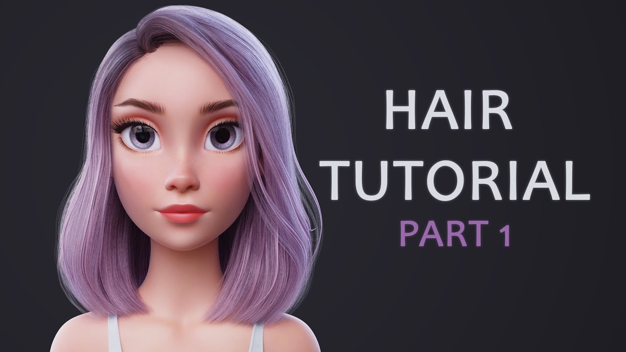 Blender Hair Tutorial Part 1 Styling The Hair YouTube