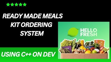 Easy and simple HelloFresh Ordering System in C++ | DevC++ Full Project Tutorial 🍽️💻|report|slides