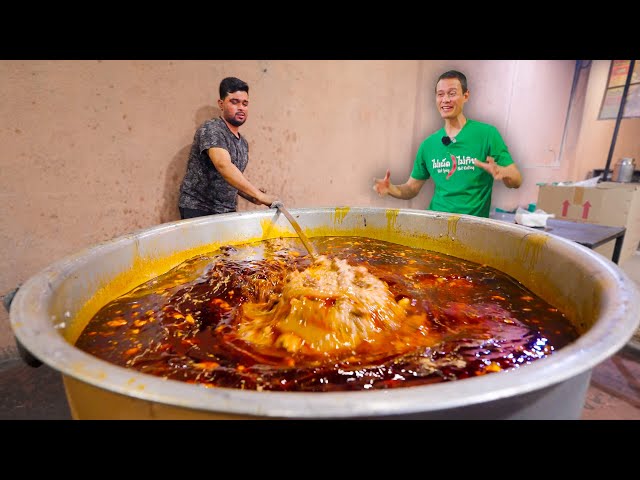 1,000 Kg. BIRYANI JACUZZI - Giant Indian Food!! 🇮🇳 Biryani Tour in Bengaluru, India! class=