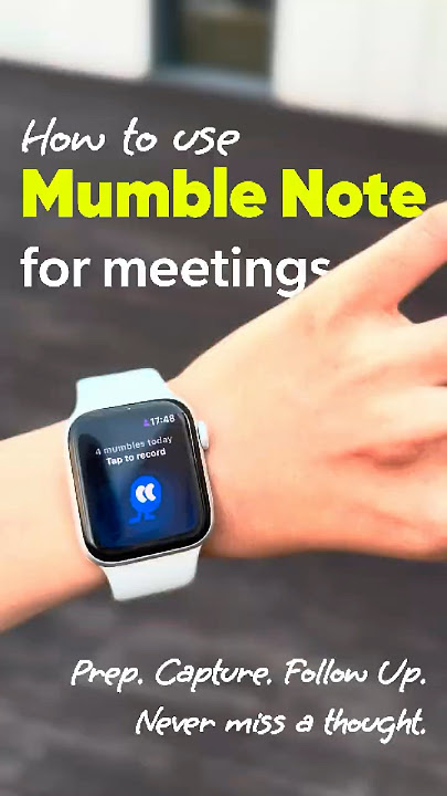 Supercharge Your Meetings with Mumble Note: Prep, Record & Follow Up Smarter