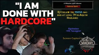 SO MUCH RAAAGE - WoW Hardcore Challenge Highlights