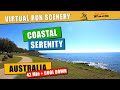 Virtual Run Coastal Serenity Australia | 45 min | No music | Treadmill Pack