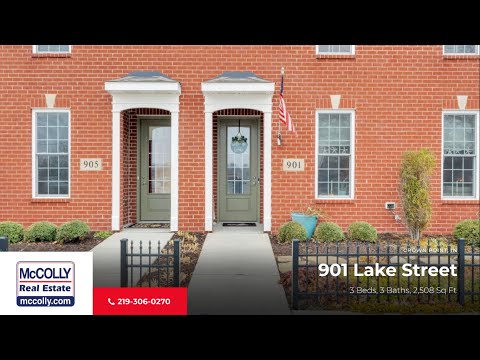 901 Lake Street, Crown Point, IN home video tour