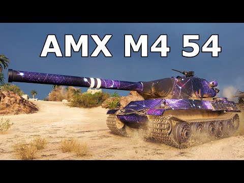Видео: World of Tanks AMX M4 mle. 54 - 4 Kills 11,3K Damage