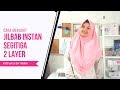 Cara Membuat Khimar 2 Layer