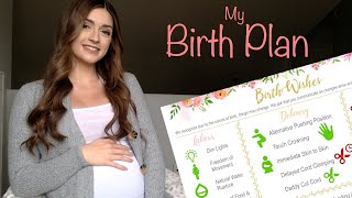 My Birth Plan | Visual Birth Plan | Natural Birth