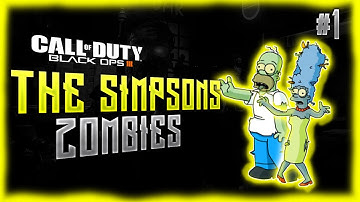 "THE SIMPSONS HOUSE" Call Of Duty Black Ops 3 "The Simpsons Zombies" Custom Zombies #1
