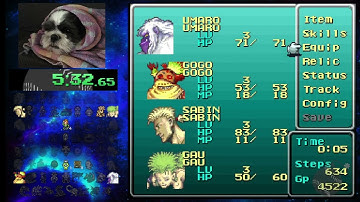 FF6 Worlds Collide sin pyro Hit List Async Race #3