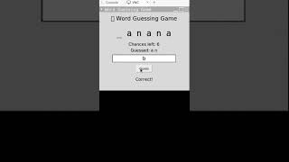 Python Word Guessing Game