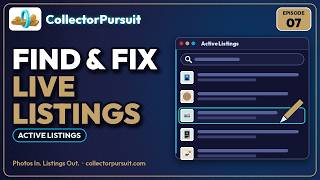 CollectorPursuit Tutorial: Active Listings