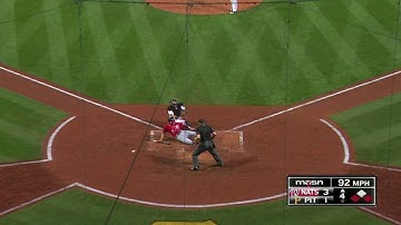 WSH@PIT: Espinosa scores on throwing miscue