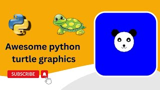 Python turtle graphics tutorial | Panda Shape Design | Turtle graphics screenshot 3