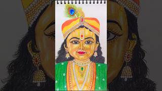 Krishna ji ka realistic sketch ✨❤️#ladugopal  #krishnajikasketch #drawing #shorts #krishna #art