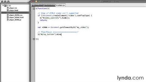 HTML5 Video and Audio in Depth Creating Play and Pause buttons
